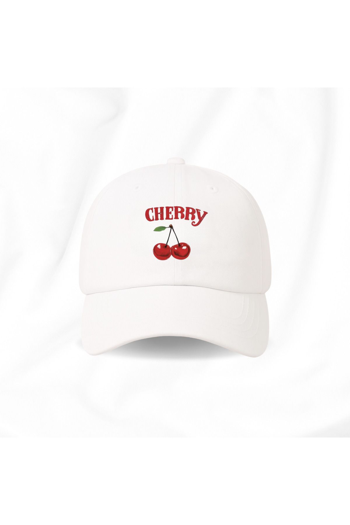 Touz Moda Πλενόμενο Καπέλο Unisex Vintage Cherry Printed für Young Unisex - Single Dimension