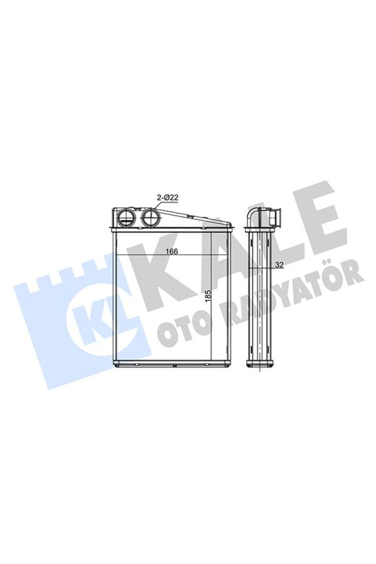 KALE KALORIFER RADYATORU MERCEDES W169 W245 . MINI R55 R56 R60 A1698300761-64113422666