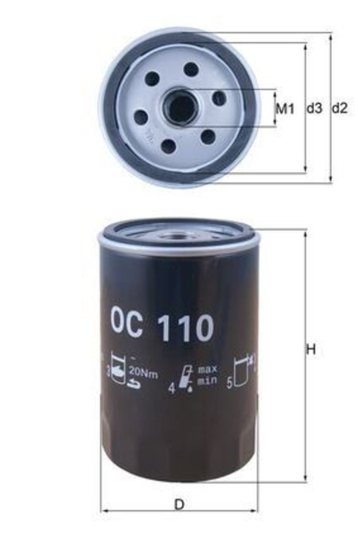 MAHLE YAG FILTRESI MERCEDES M103 W201 W124 S124 W126 R129 A1031840610