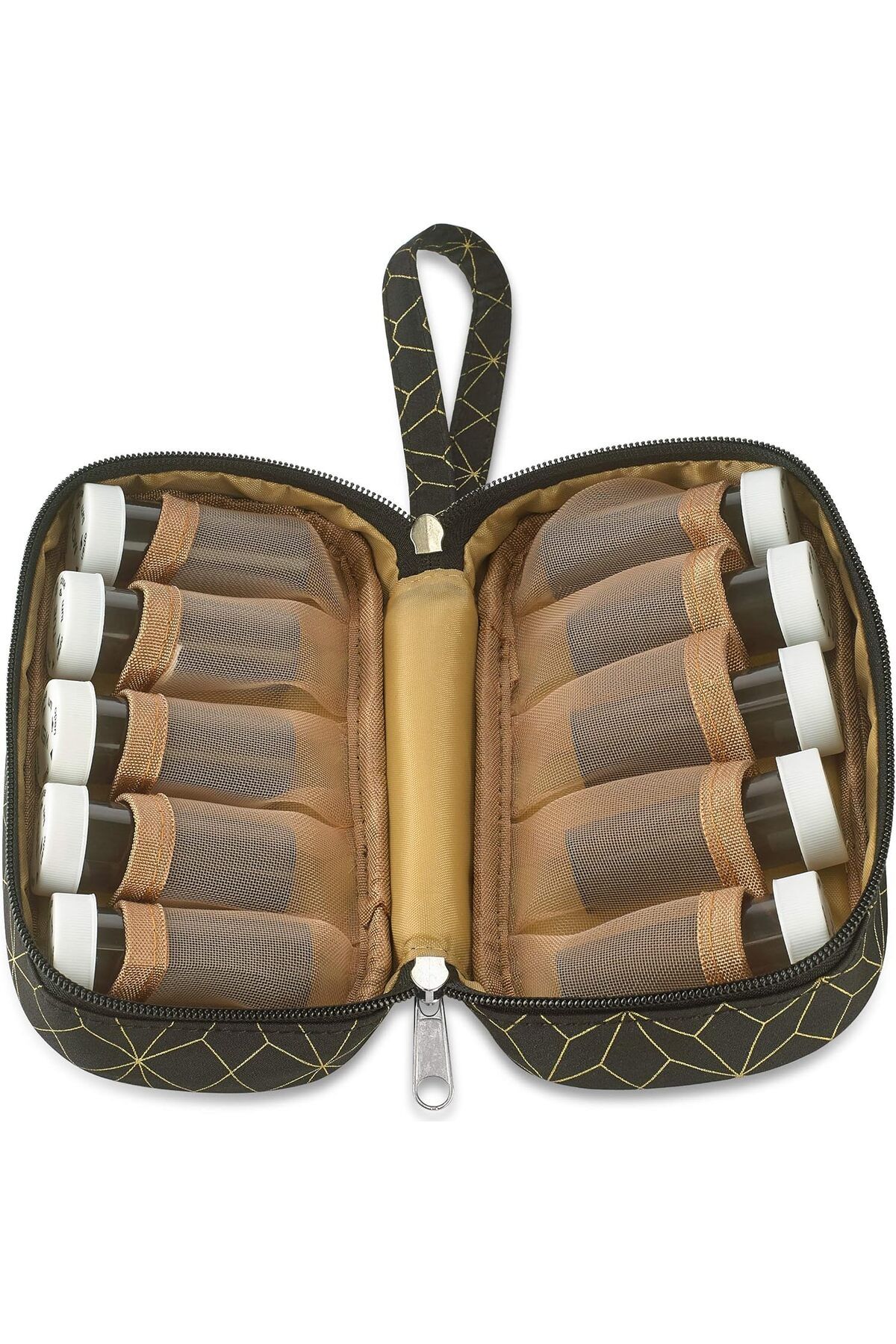 COOYA-Pill Bottle Organizer, Tote Bag for Weekly Pill Bottles with 3 Extra Daily Bottles 4