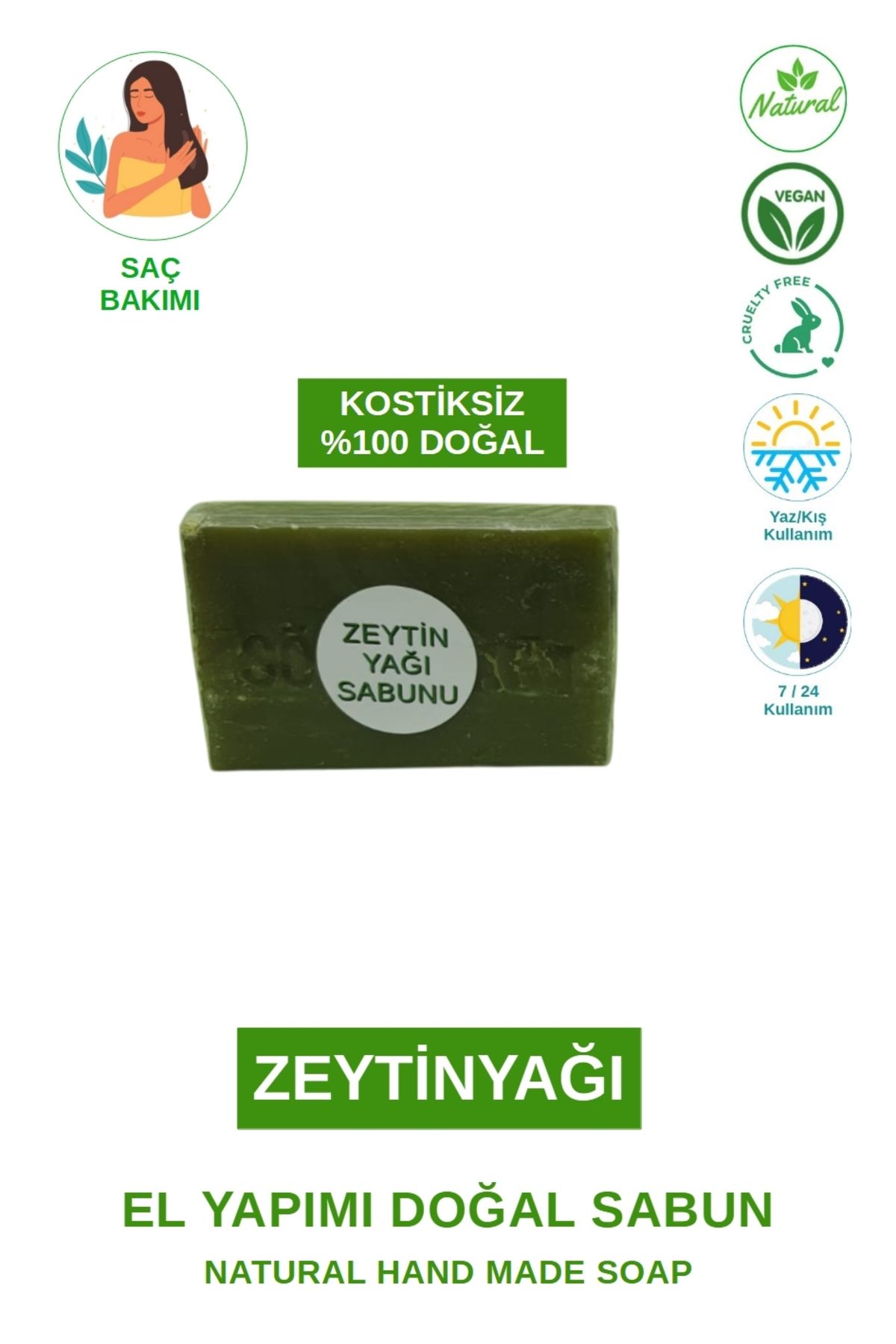 SÖĞÜTDAĞI EL YAPIMI DOĞAL SABUN - ZEYTİNYAĞLI