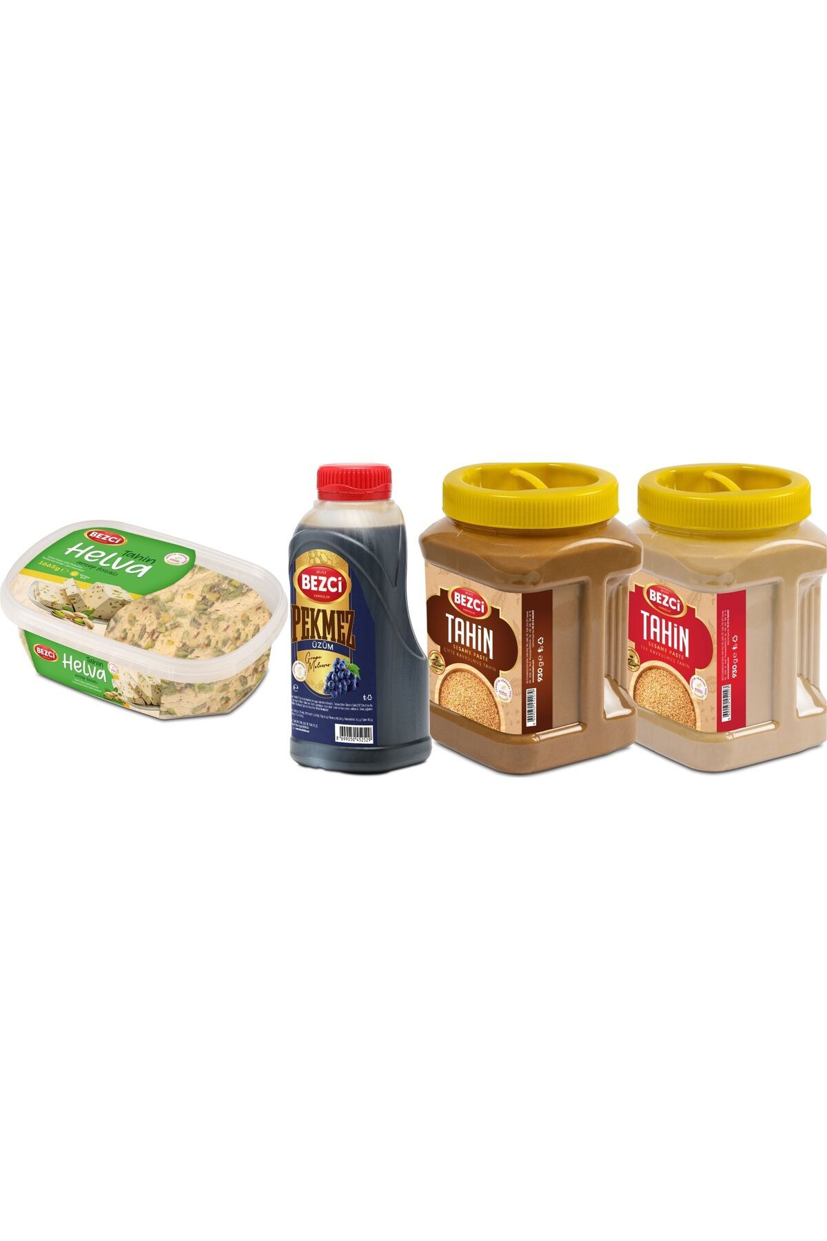 Bezci Kardeşler Bezcitahin 930g Çift-tekkavrulmuş-pekmez- Antepfıstıklı 1665g Coğrafi Işaretli Manavgatsusamıyla
