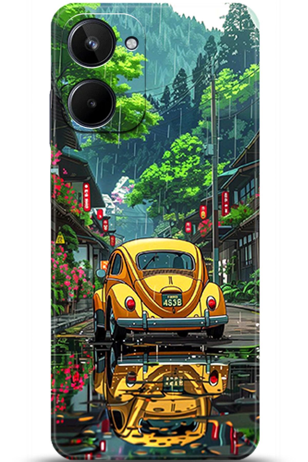realme 10 Kılıf HD Baskılı Kılıf - Happiness Series 5561