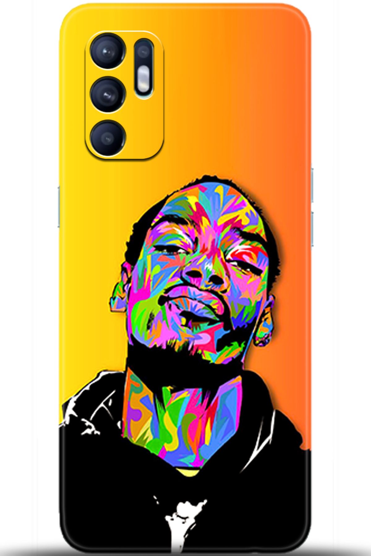 OPPO Reno 6 Kılıf HD Baskılı Kılıf - Happiness Series 5573