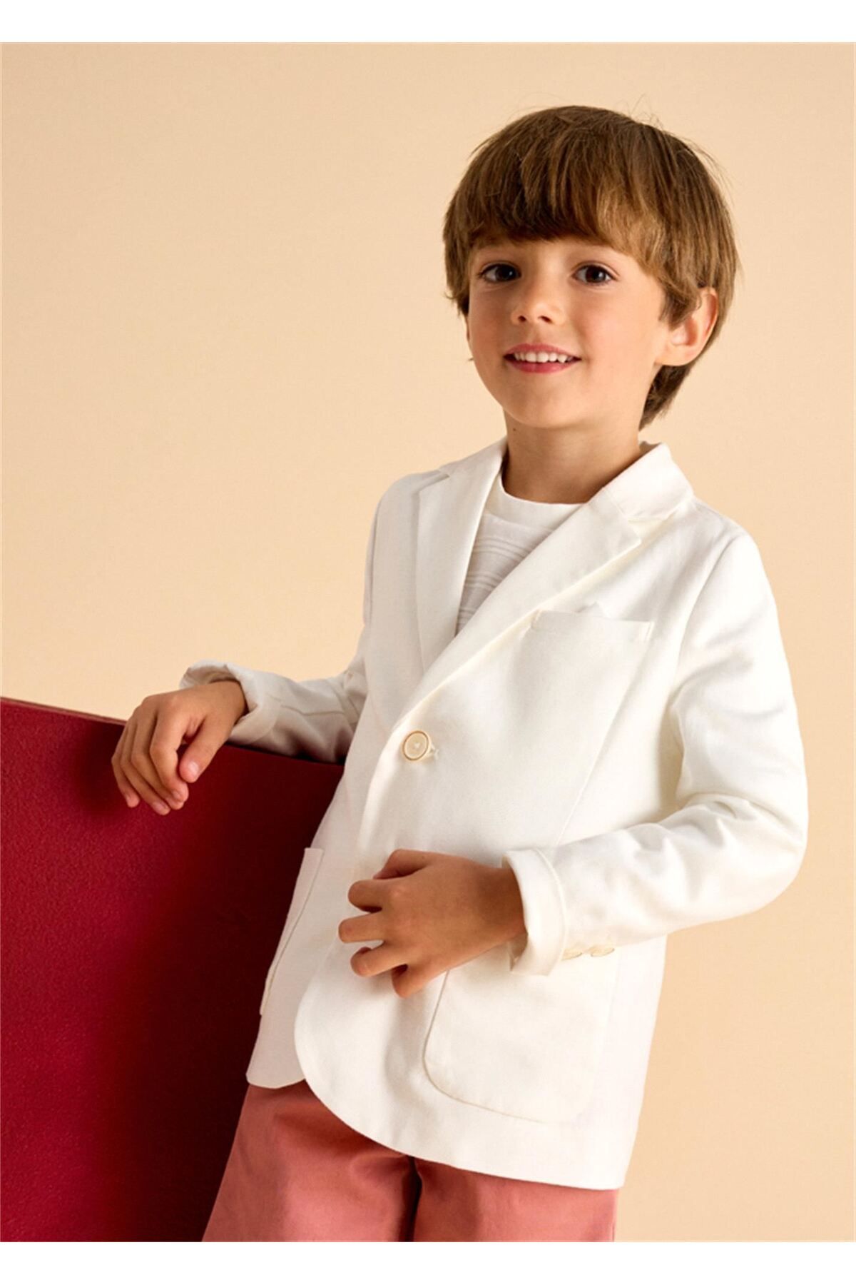 MAYORAL Erkek Çocuk Blazer Ceket Krem 3417