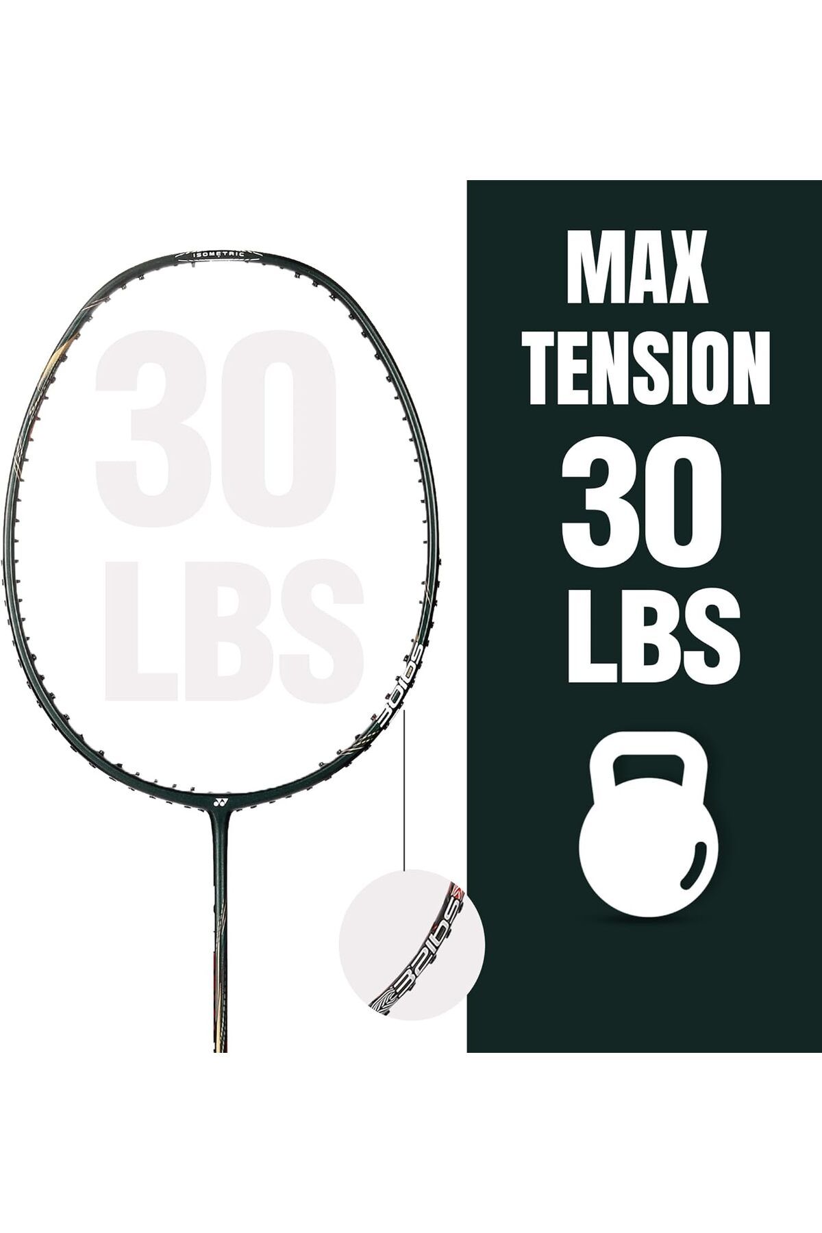 YONEX-AstroxLite 43i Graphite Strung Badminton Racket | Racket Cover | 77gms | 30lbs String Tension 4