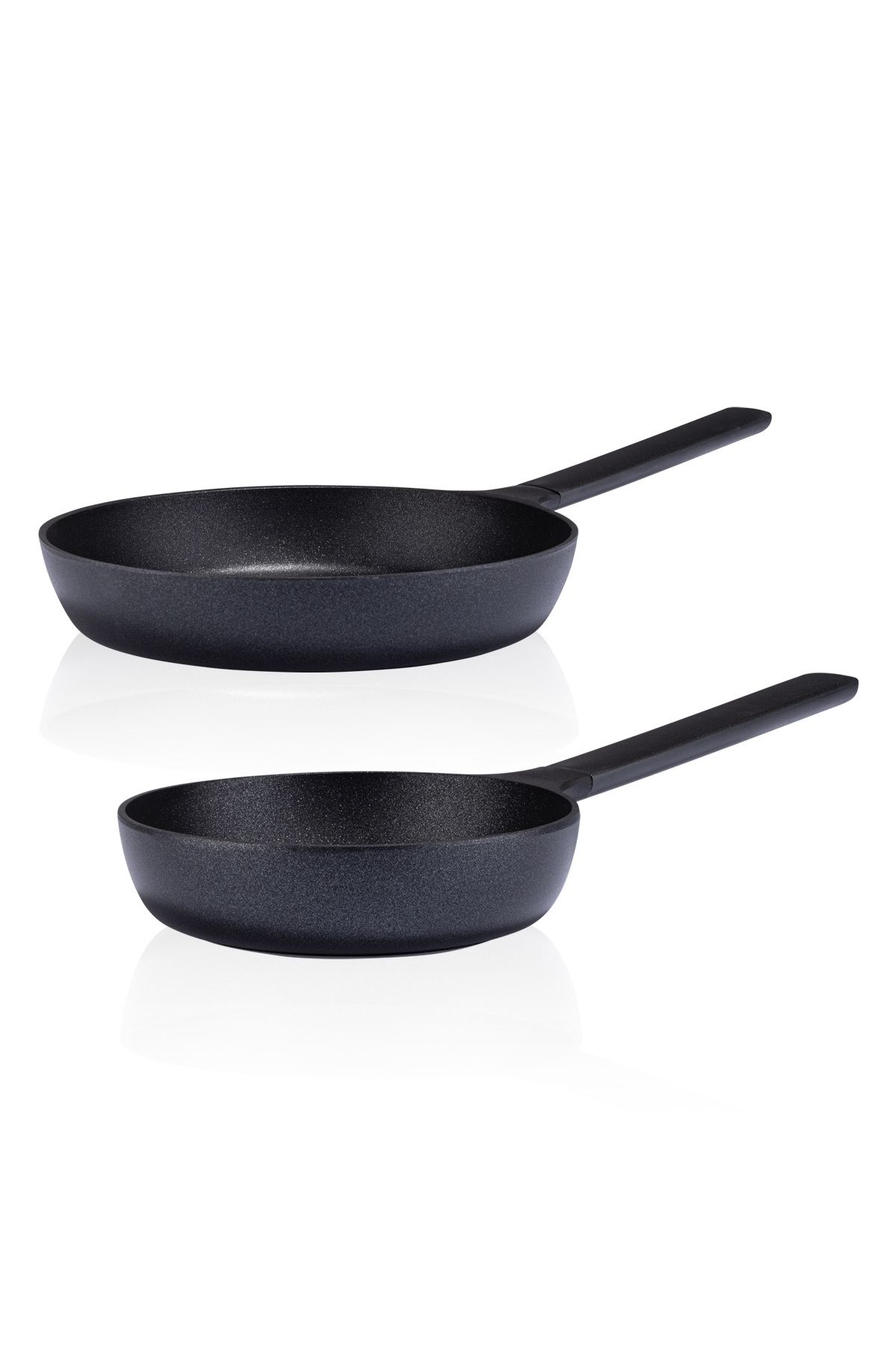 CooknKeep Siyah Inci Serisi Tava 2’li Set