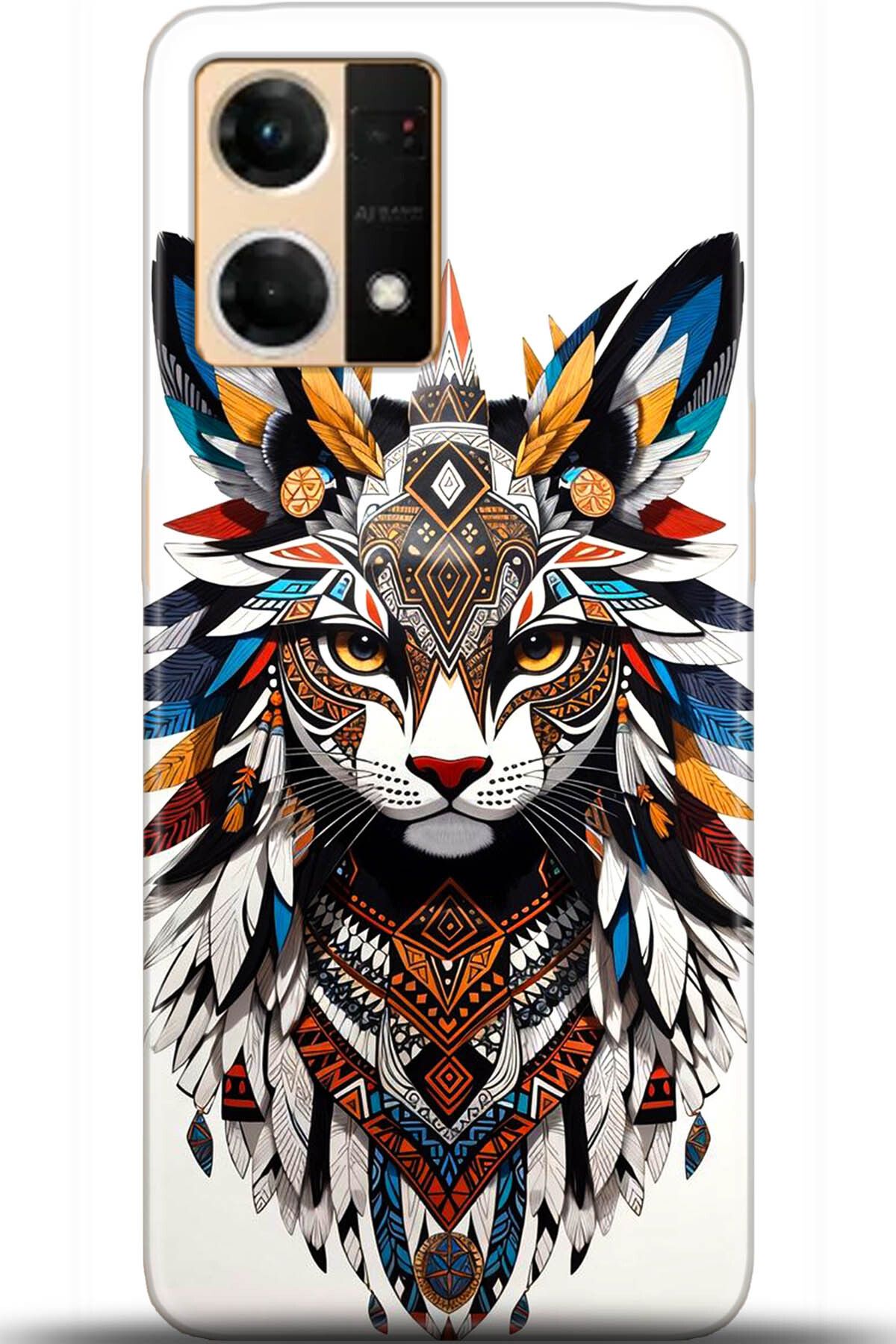 OPPO Reno 7 Kılıf HD Baskılı Kılıf - Happiness Series 5570