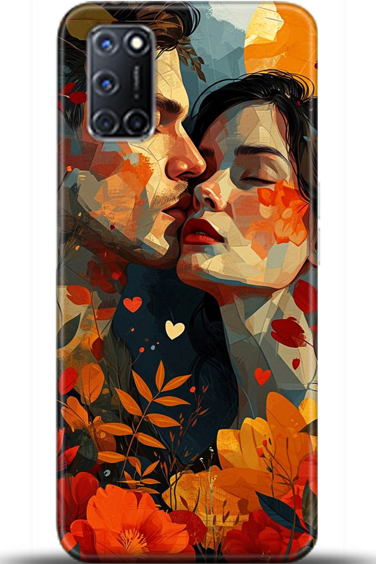 OPPO A52 Kılıf HD Baskılı Kılıf - Happiness Series 5556