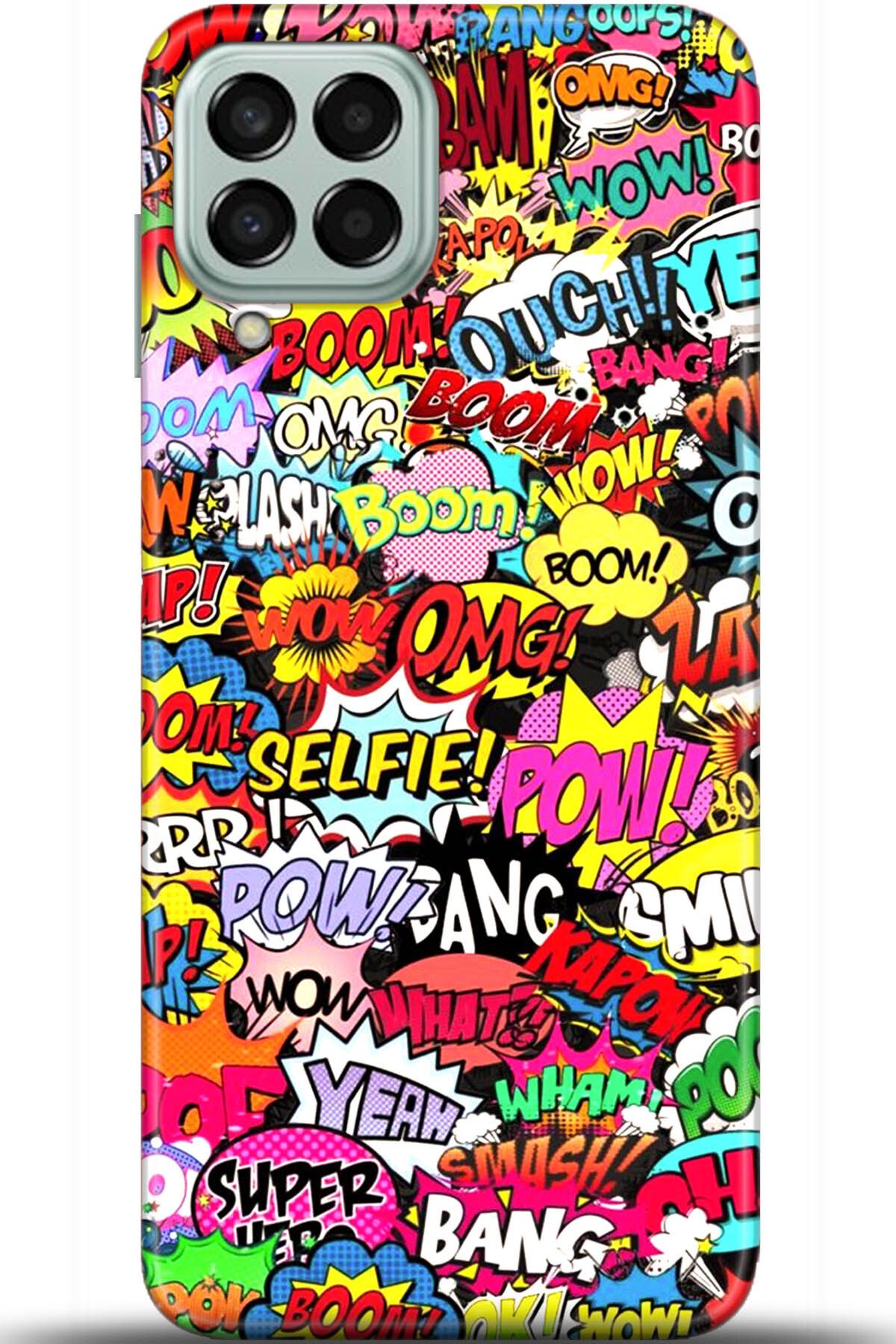 Noprin Samsung Galaxy M33 Kılıf HD Baskılı Kılıf - Happiness Series 5552
