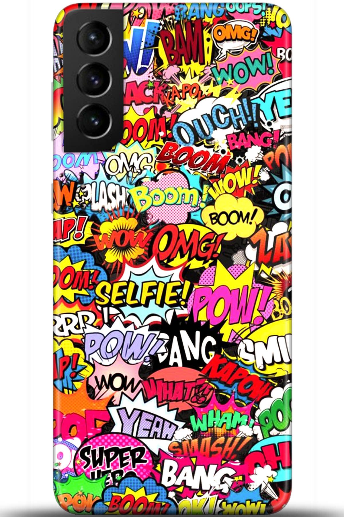 Noprin Samsung Galaxy S21 Kılıf HD Baskılı Kılıf - Happiness Series 5552
