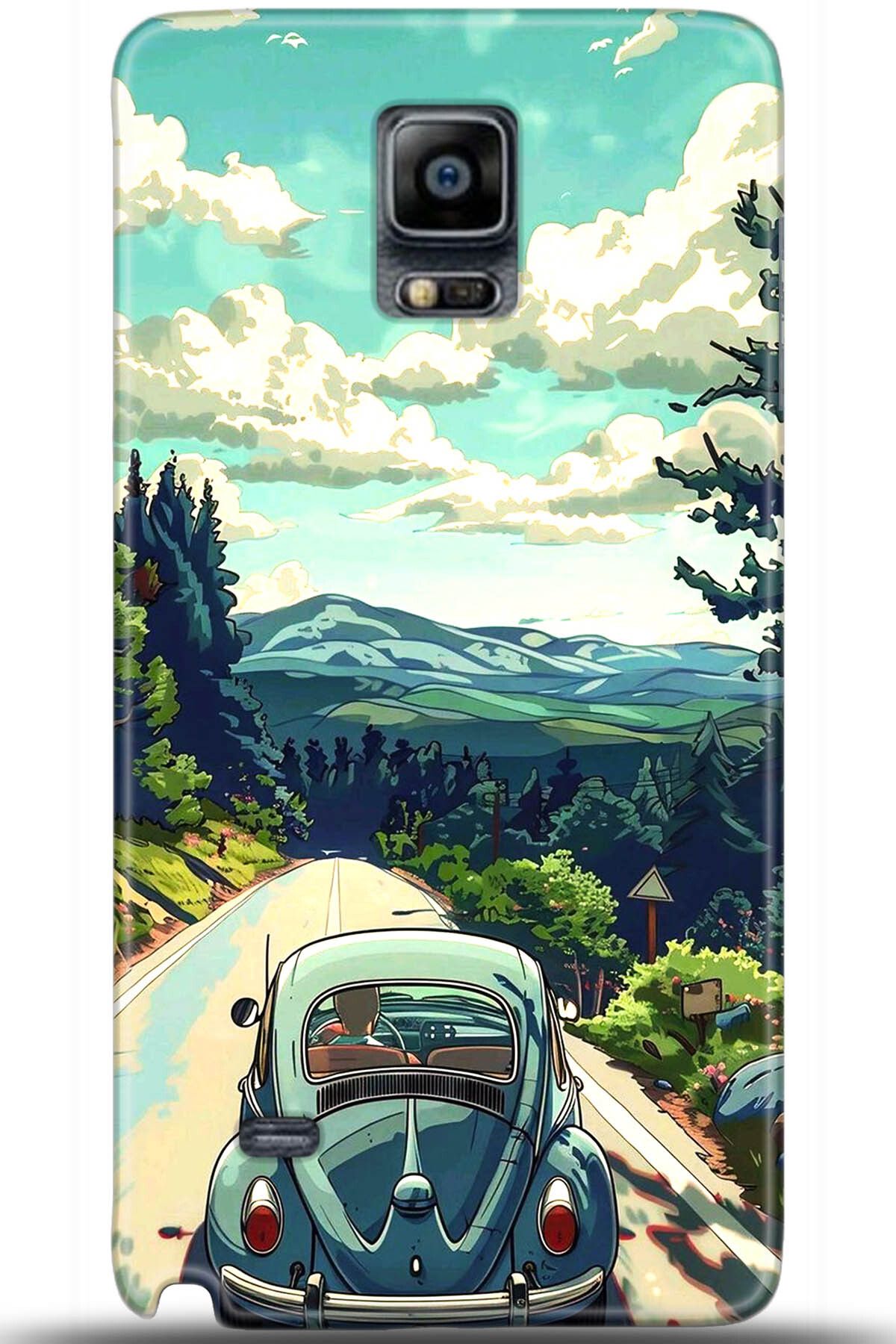 Noprin Samsung Galaxy Note 4 Kılıf HD Baskılı Kılıf - Happiness Series 5563