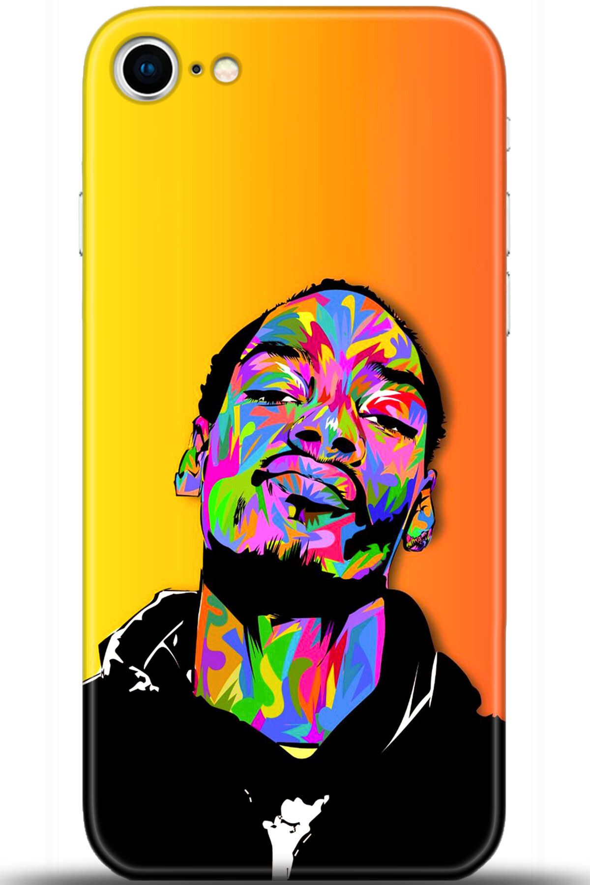 Noprin Apple iPhone 8 Kılıf HD Baskılı Kılıf - Happiness Series 5573
