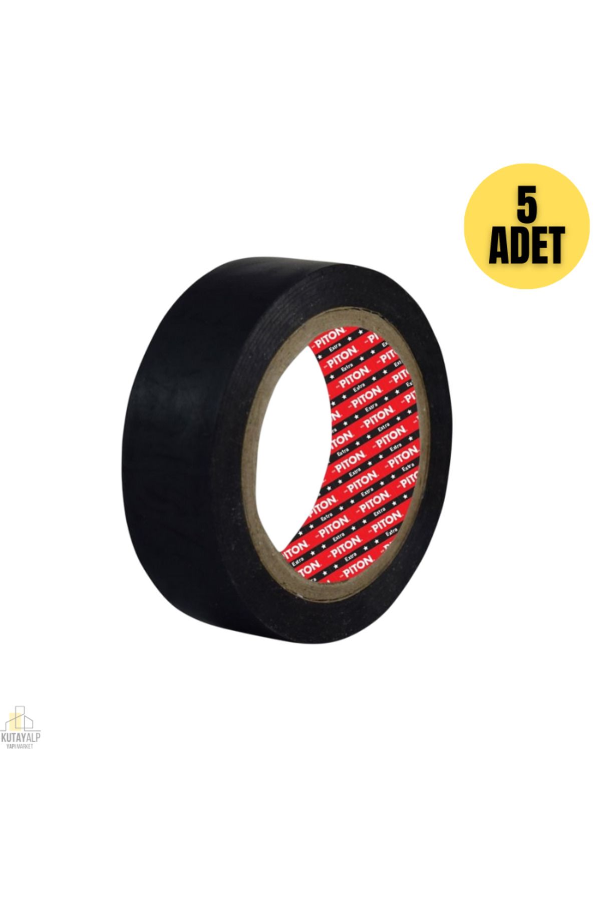 Piton Elektrik Bandı İzole Bant Siyah (5ADET)