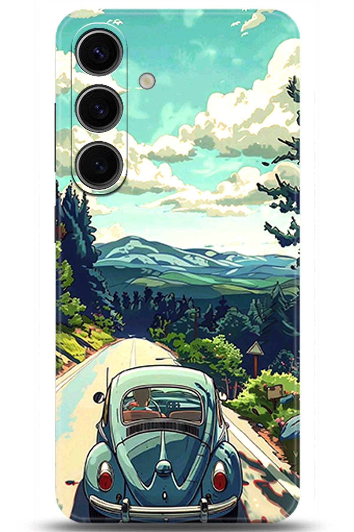 Noprin Samsung Galaxy S24 Kılıf HD Baskılı Kılıf - Happiness Series 5563
