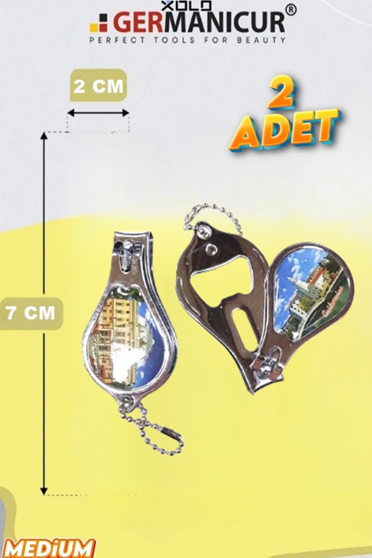 Xolo Manzaralı Çok Fonksiyonlu 2 Adet Tırnak Makası Törpü Açacak Tırnak Makası T506 Paslanmaz Çelik fotoğrafı 5 (önizleme)