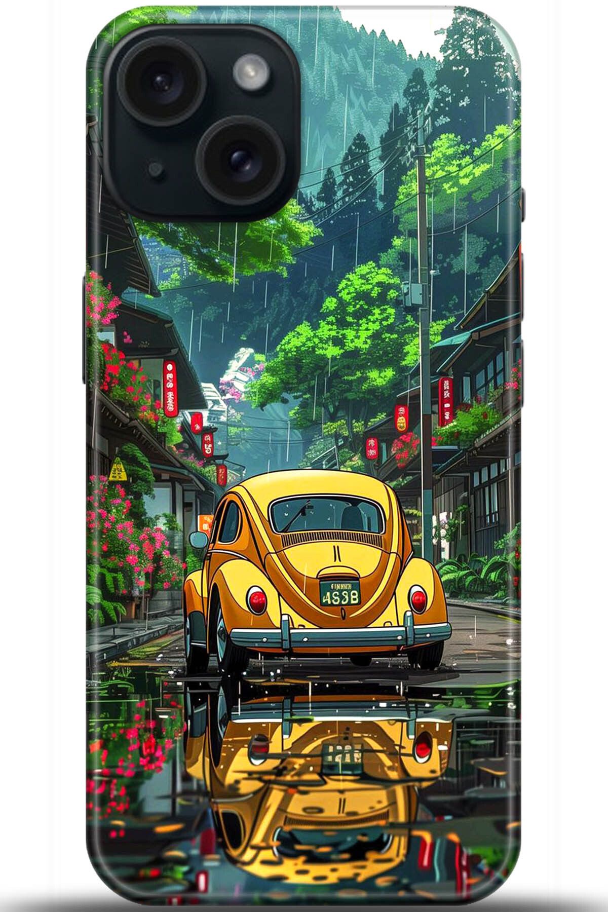 Noprin Apple iPhone 15 PLus Kılıf HD Baskılı Kılıf - Happiness Series 5561
