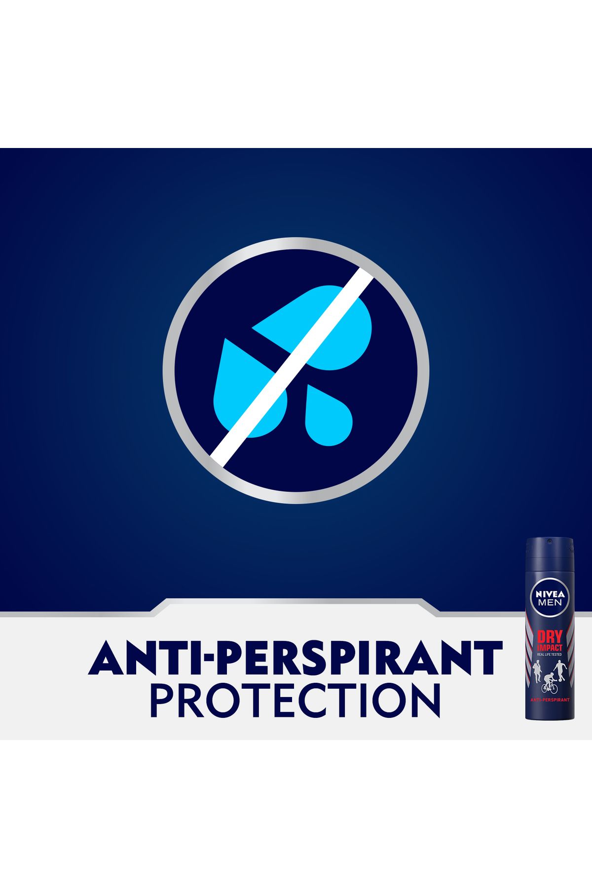 NIVEA-Men Antiperspirant Spray for Men Dry Impact 150 ml 4