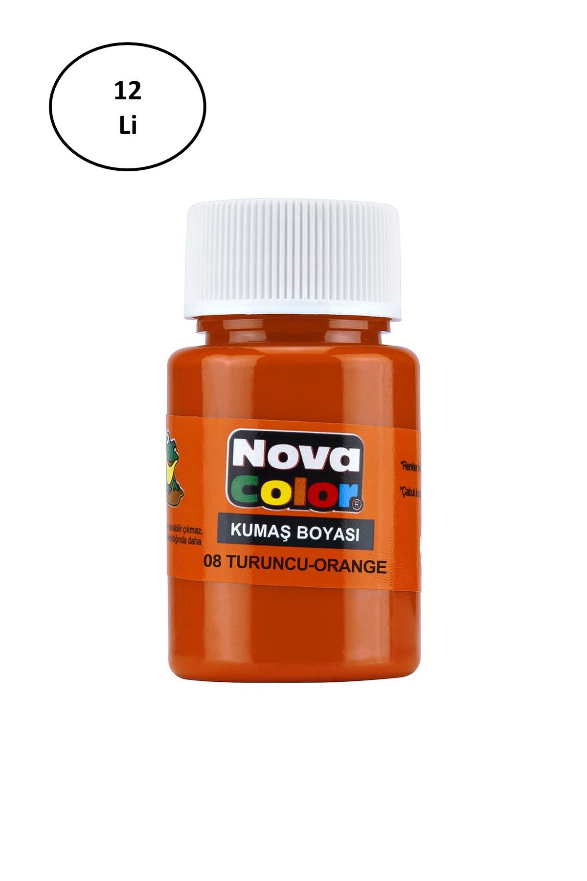 MBB ETİCARET Kumaş Boyası Şişe 30 Ml Turuncu 12 Li
