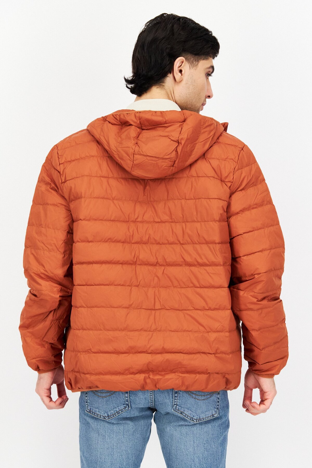 Trespass-Men Plain Puffer Jacket , Rust 2