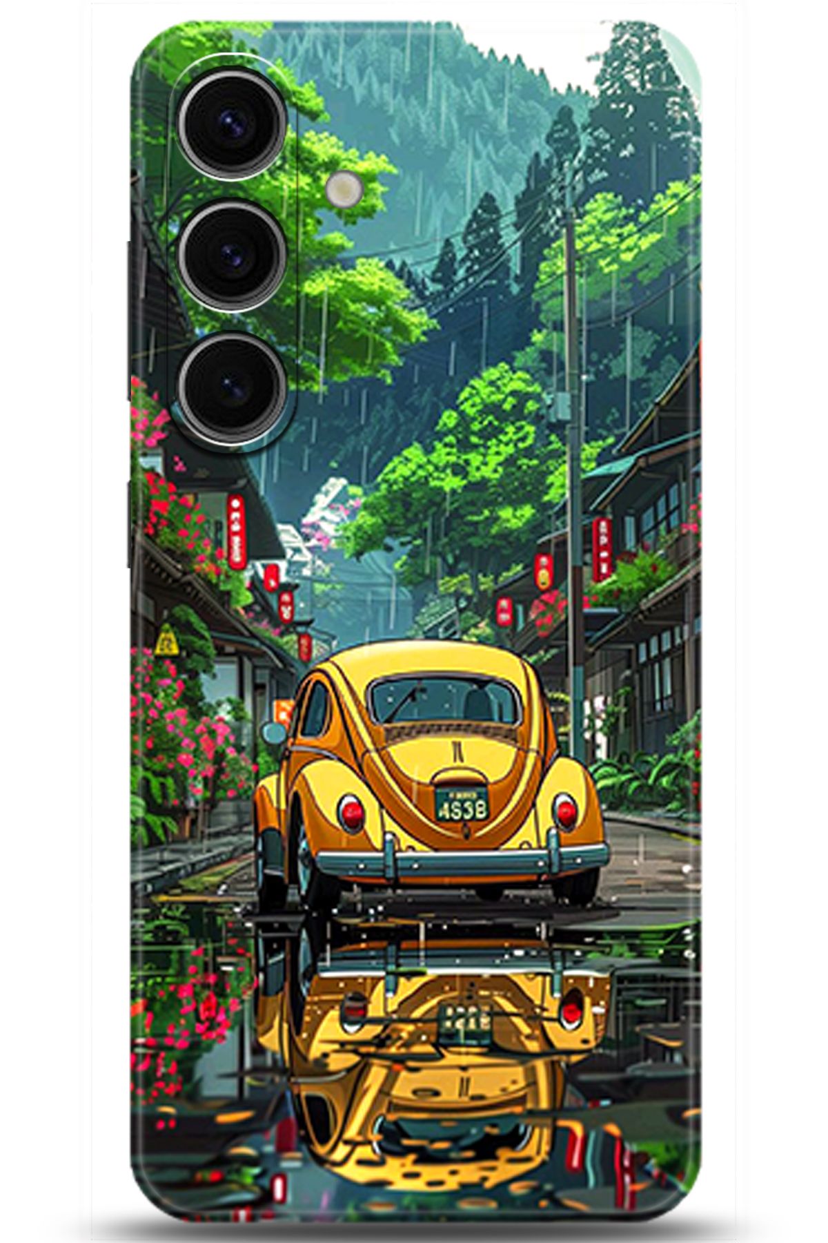 Noprin Samsung Galaxy S24 Kılıf HD Baskılı Kılıf - Happiness Series 5561