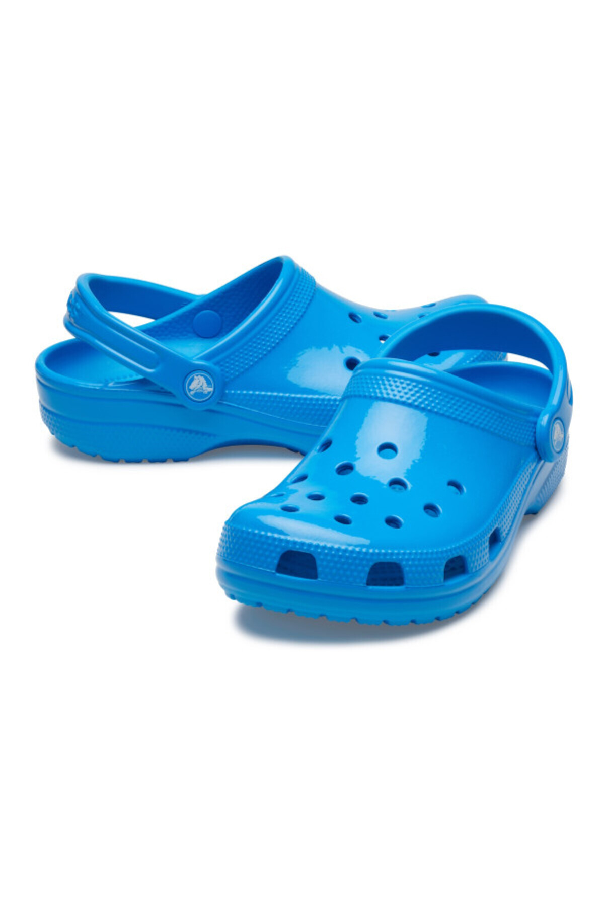 Crocs-classic neon highlighter clog - neon ocean 4