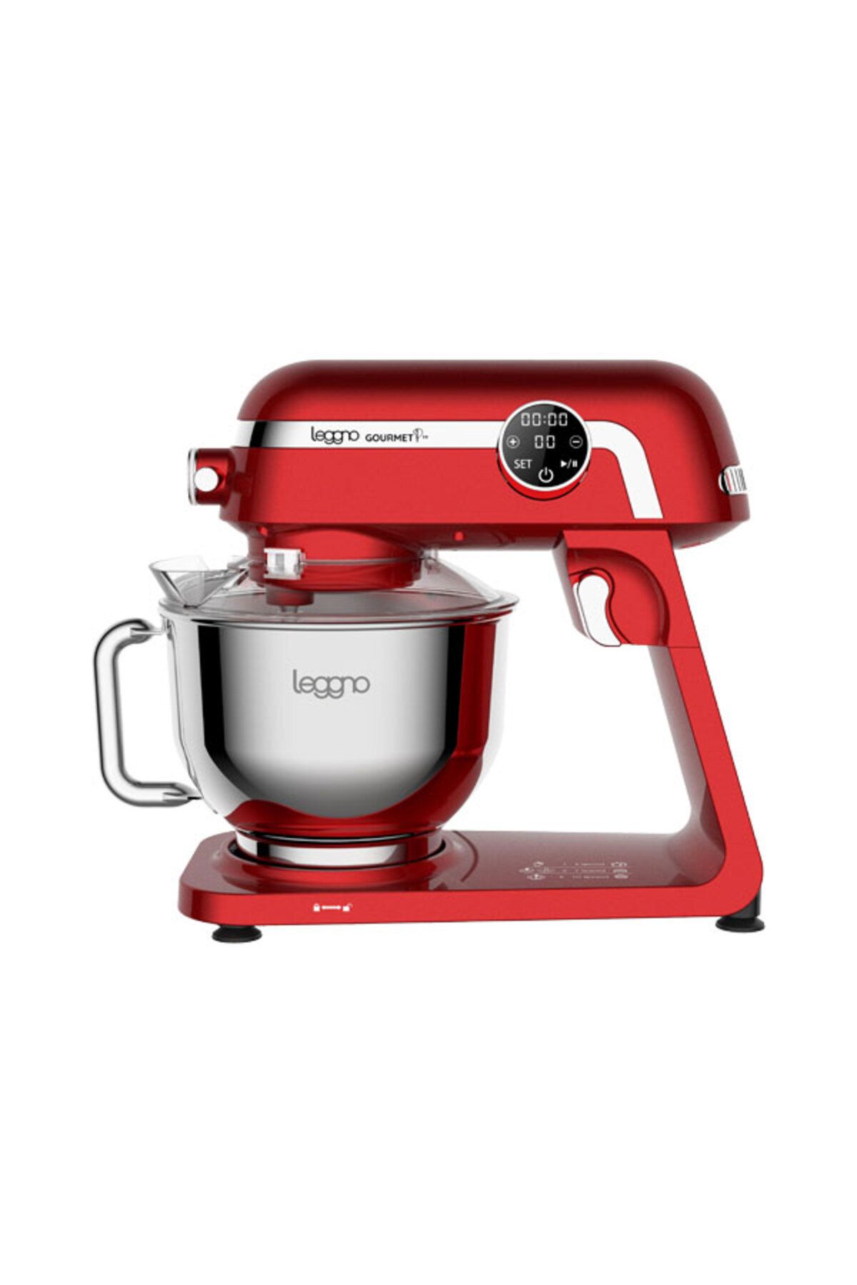Leggno Gourmet Pro Stand Mikser Kırmızı