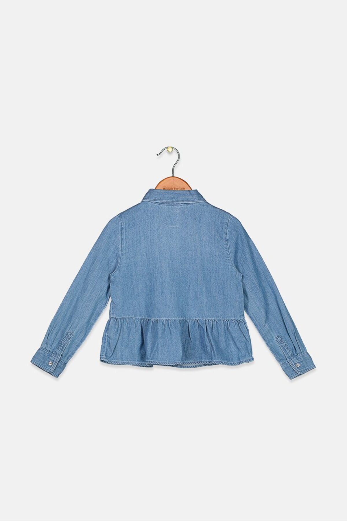 Levi's-Kids Girl Front Pocket Denim Top, Blue 2
