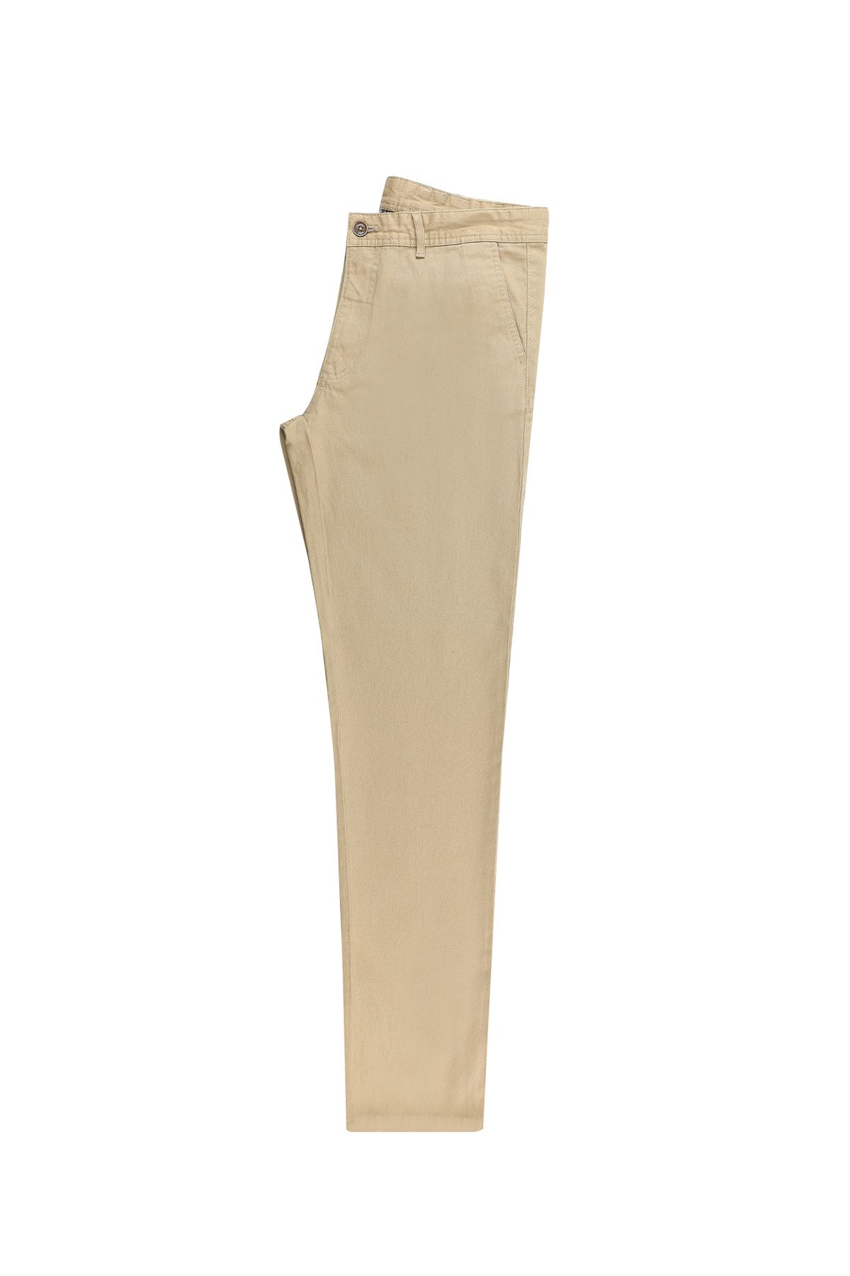 Kiğılı Regular Fit Likralı Kanvas / Chino Pantolon
