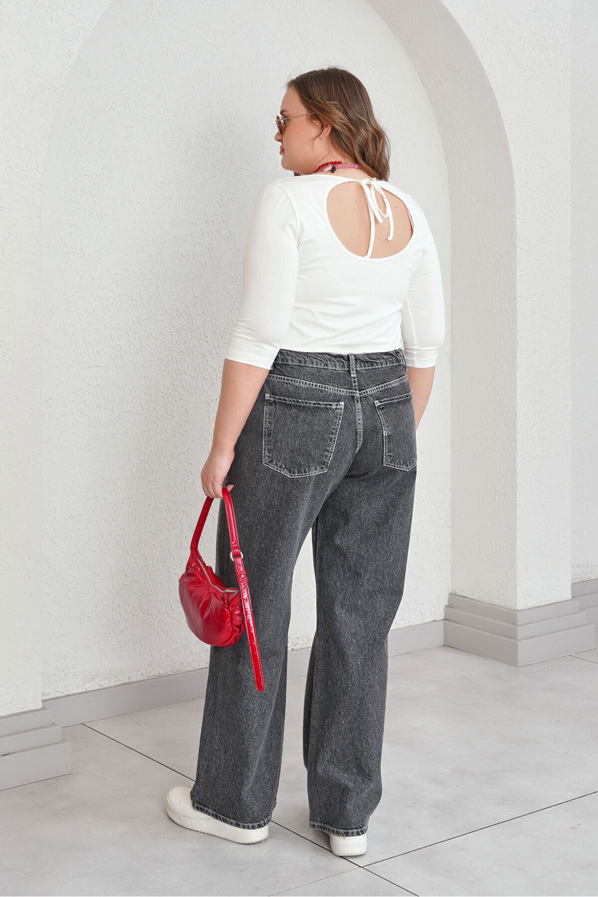 Büyük Moda-Stone Printed Straight Cut Jean 6