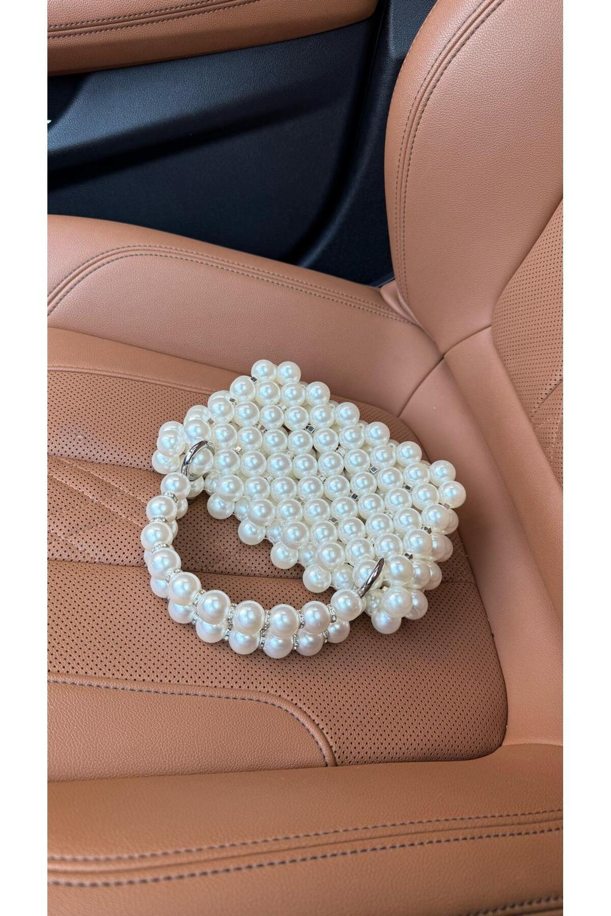 Çantacımstore-Women's Pearl Bag - Large Pearl Without Cover 4