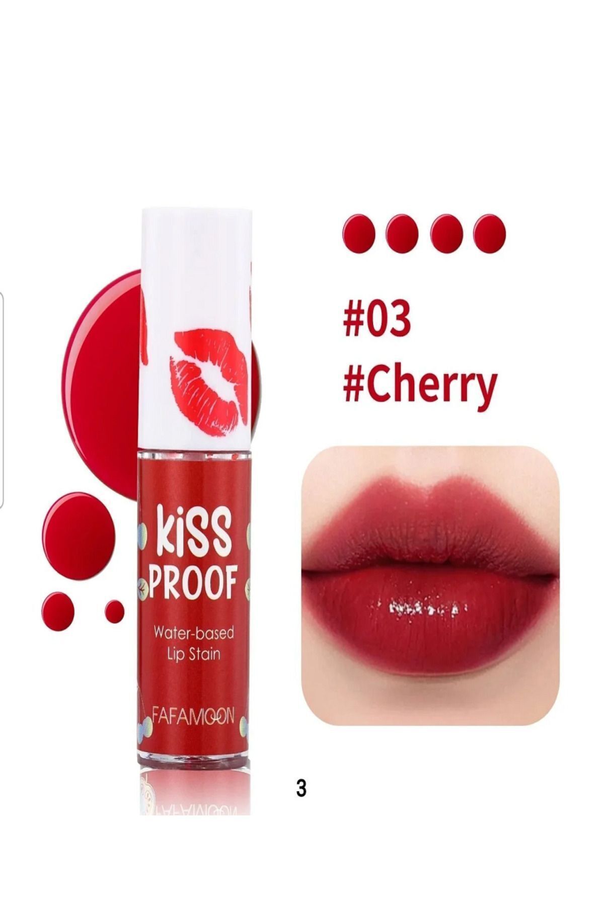 Kiss Proof Lip Stain Kiraz Meyveli Tint