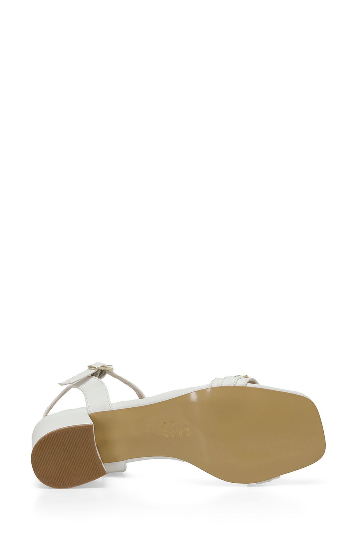 Butigo-CHERRY 4FX Weiße Damen-Sandalen mit Absatz 6