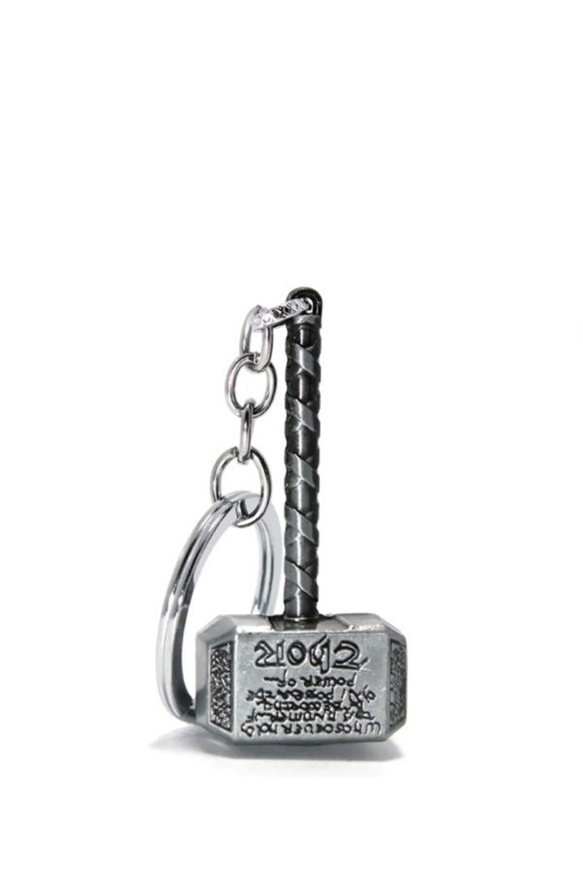 VerdeHome-Thor Hammer Keychain Mjolnir Designed Metal Keychain 3