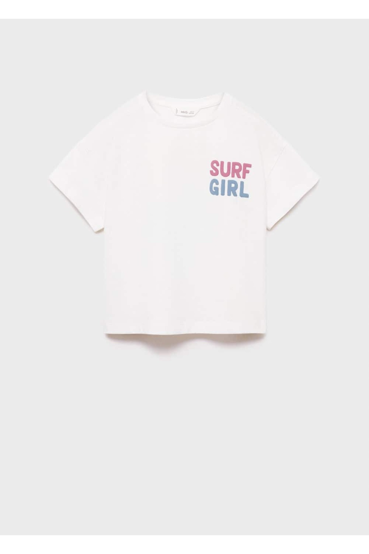 Pamuklu kabartma desenli tişört