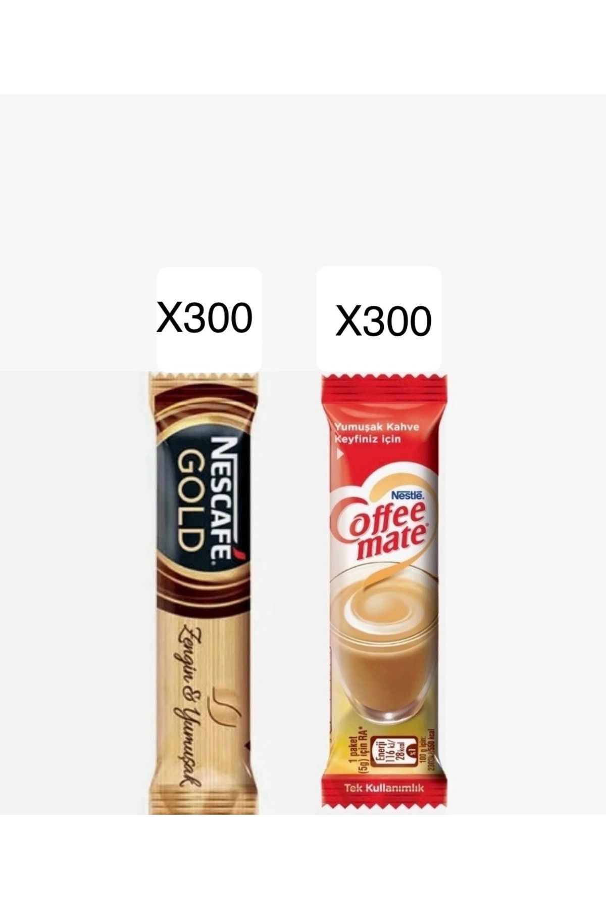 Nescafe Gold 2grx300 Adet,Coffe Mate 5grx300 Adet. Nescafe Hazır Kahve Tek İçimlik Ürünler.