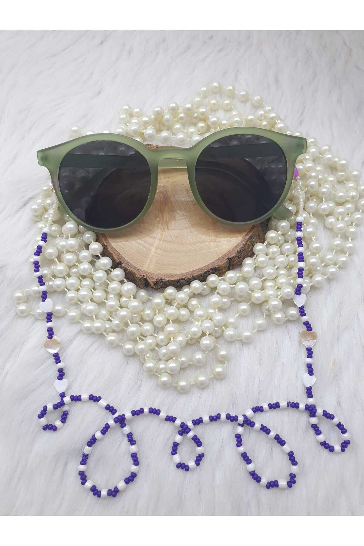 HAPPY HANDMADE ZİNCİR.....GÖZLÜK ZİNCİRİ-KIRMIZI/HEDİYELİK/ANNELER GÜNÜ HEDİYESİ