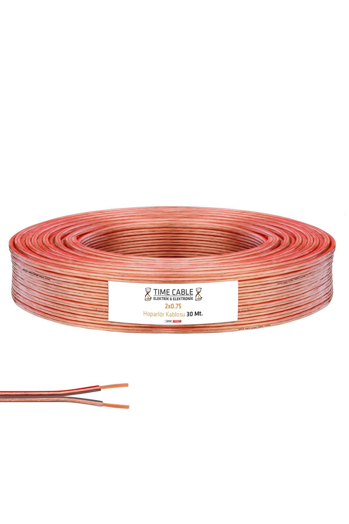 2X0.75 CCA HOPARLÖR KABLOSU 30 MT