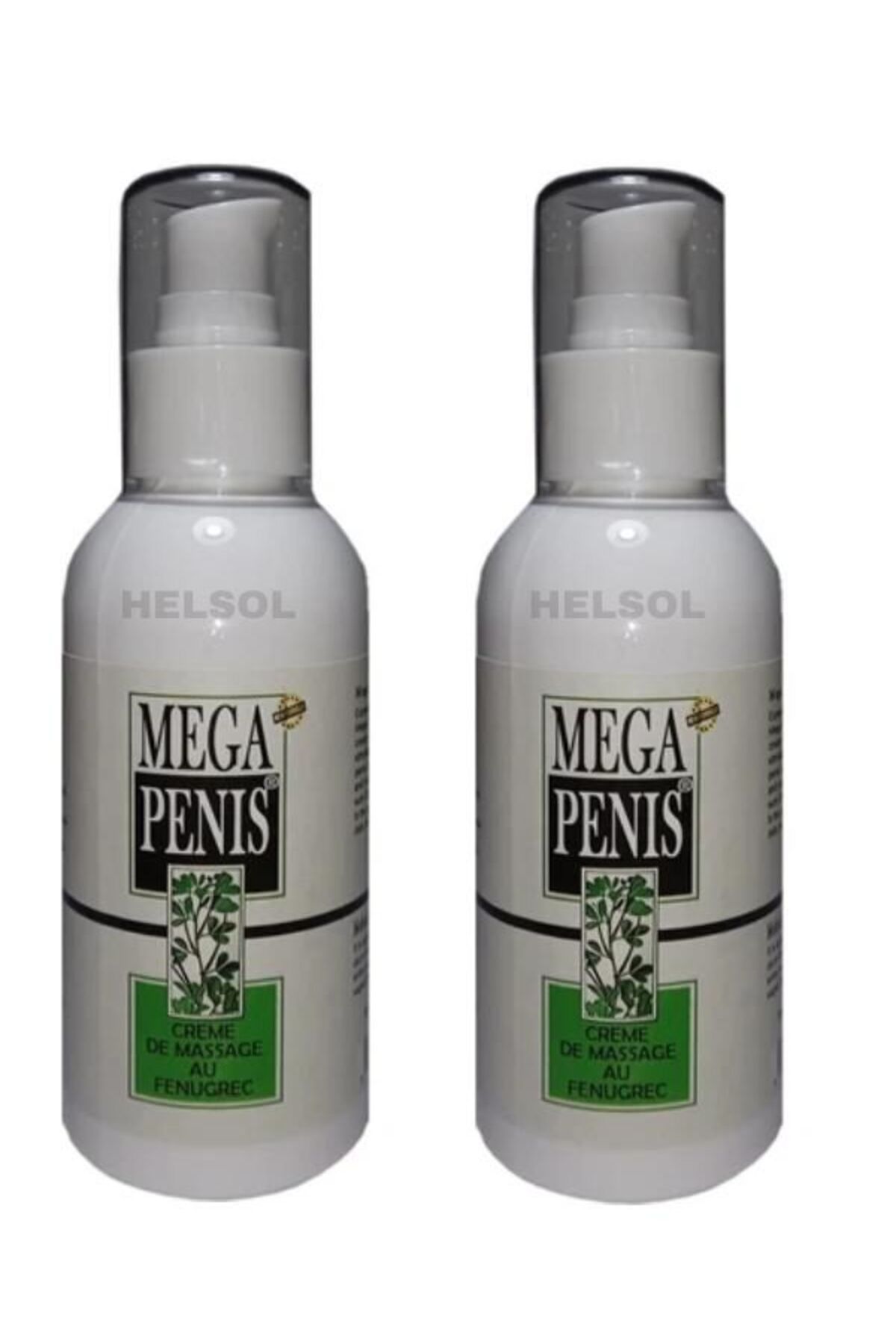 HELSOL Mega Penıs Erkeler İçin Özel Bölge Masaj Bakım Kremi 125 ml x 2 adet
