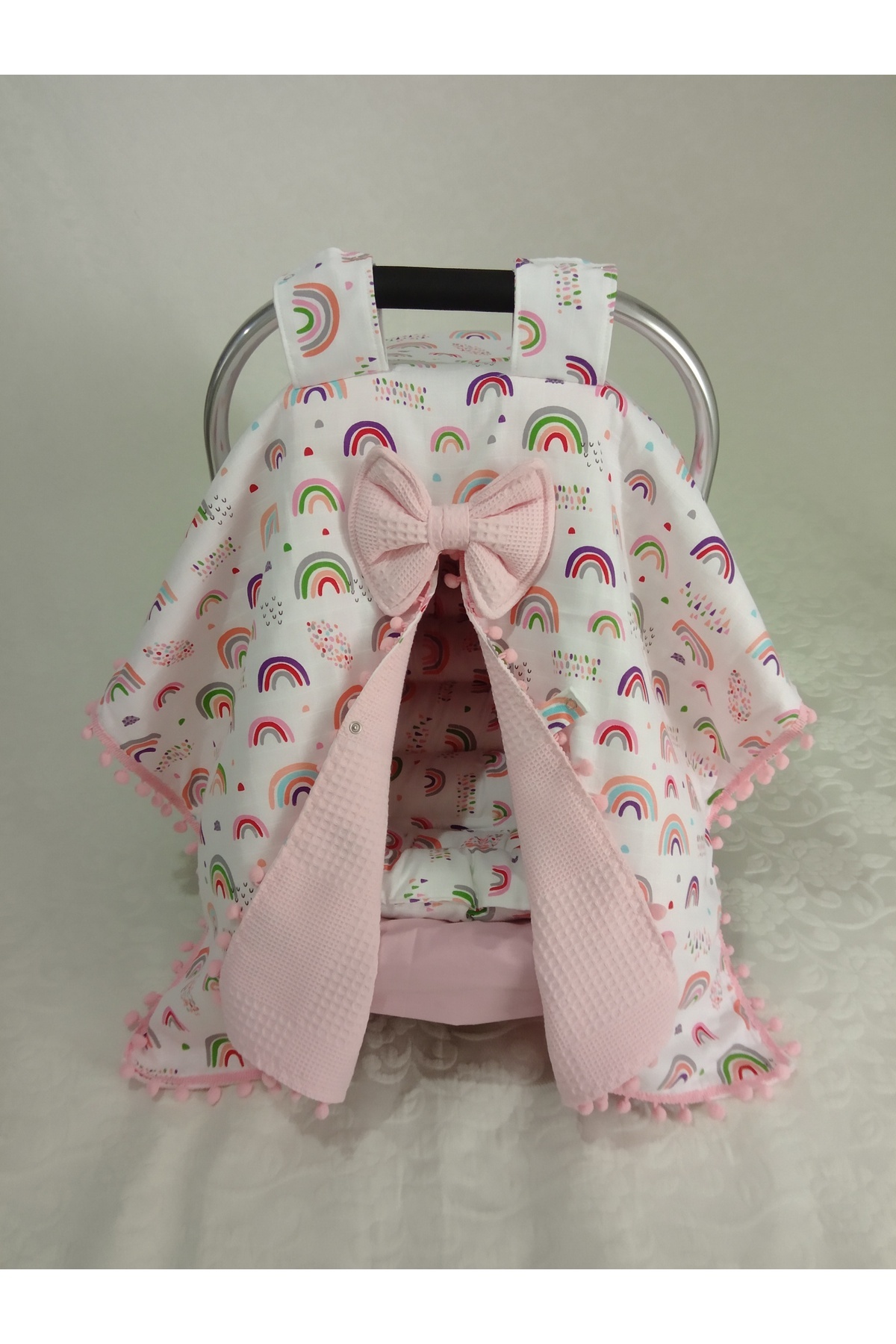 Wenaris % 100 pamuk Puset Örtüsü 1 parça ( Puset Minderi ve Puset Çarşafı dahil değildir ) fotoğrafı 2 (önizleme)