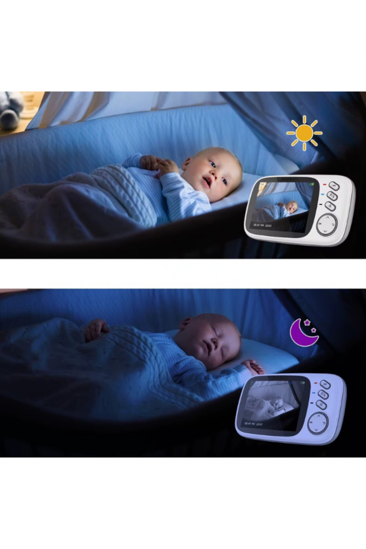 Aklow akyoleticaret Bebek İzleme Kamerası Telsiz Monitörlü fotoğrafı 2 (önizleme)