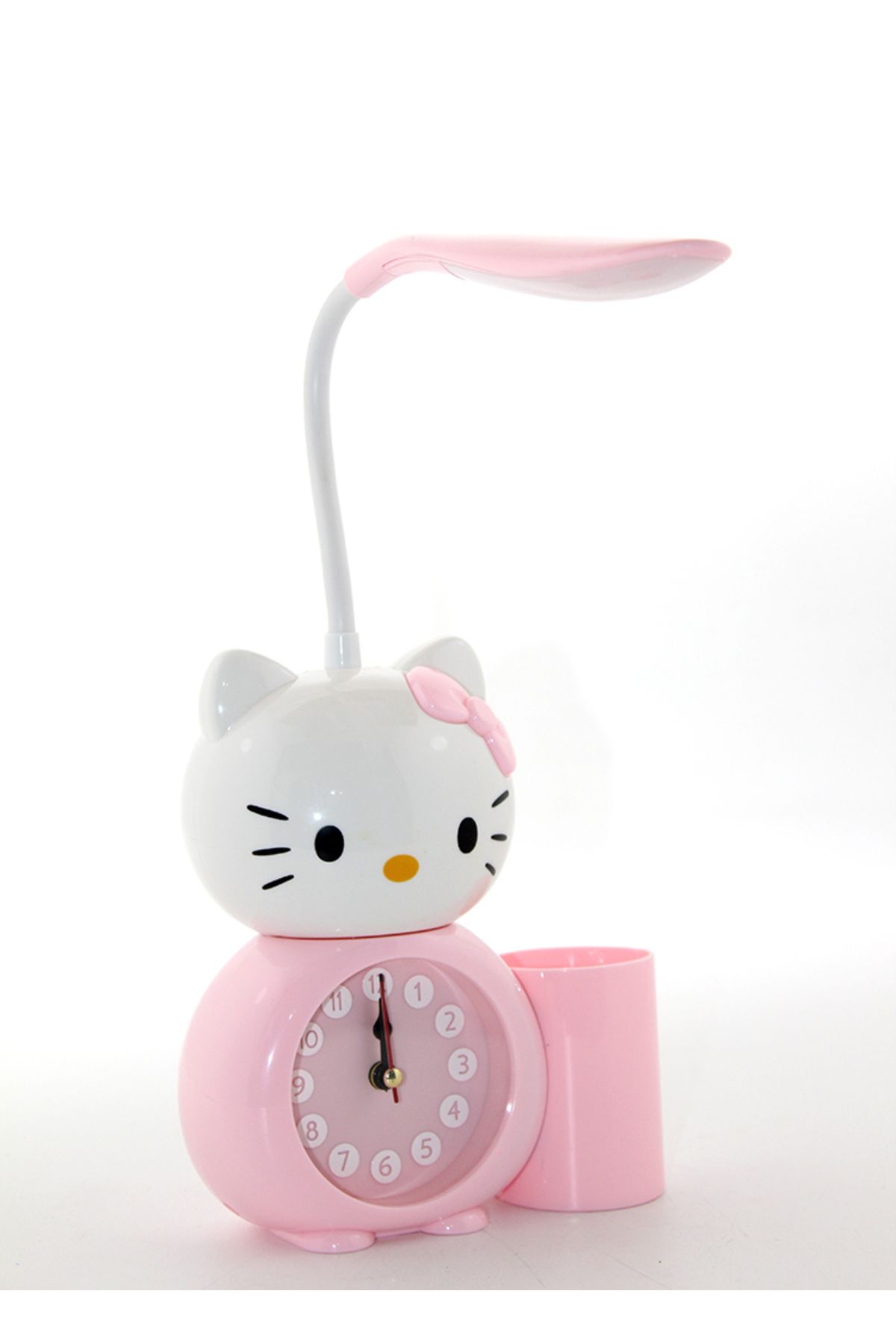 Mu Art Hello Kitty Masa Lambası Saat Ve Kalemlik
