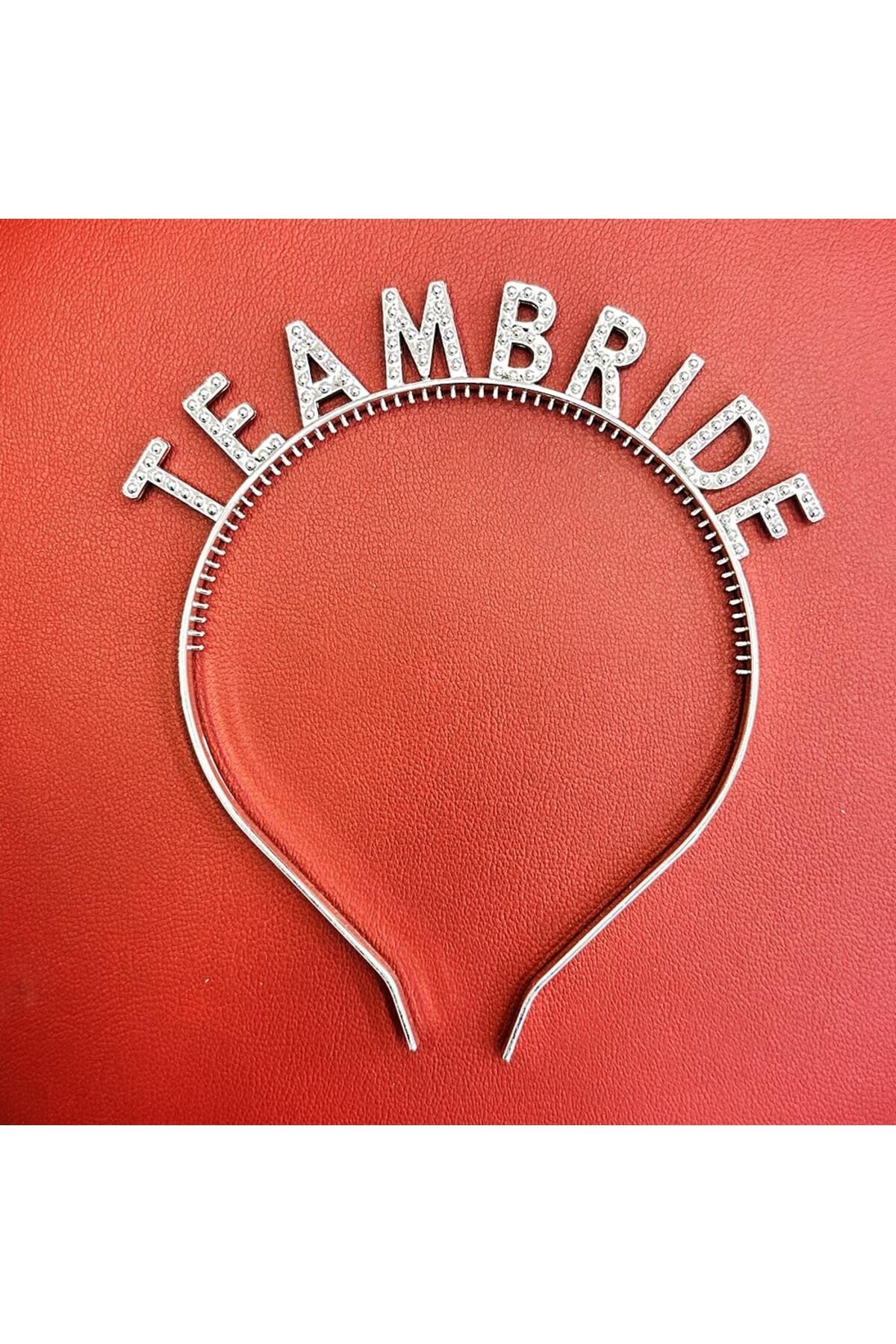 Mu Art Gümüş Renk Team Bride Taç – Gelin ve Nedime Tacı