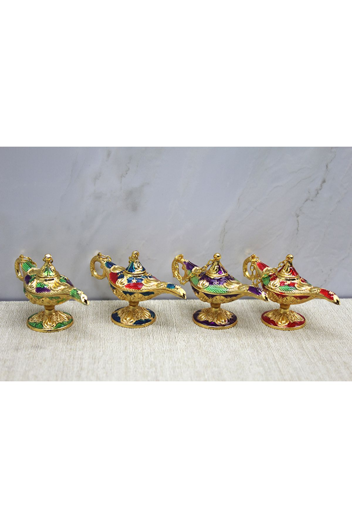 Allproduct Mineli Metal Alaaddin Lambası Model 1