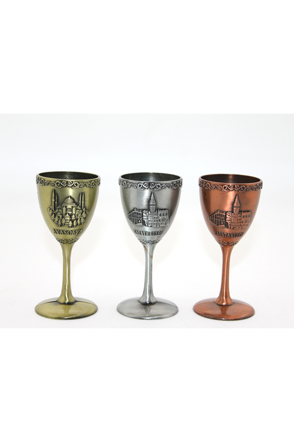 Allproduct Metal İstanbul Yöresel Kadeh Bardak