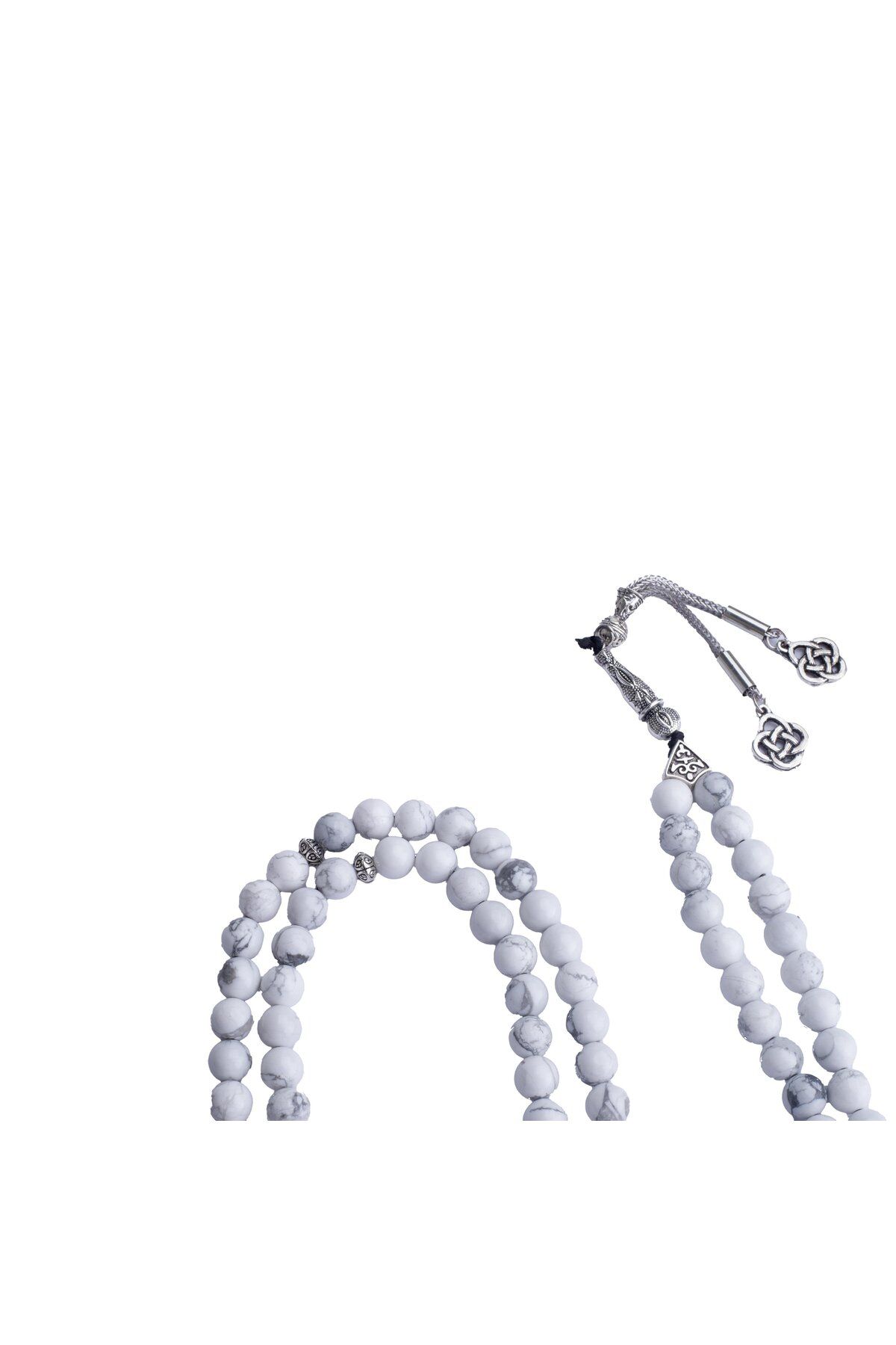 Zeynep Büyükbay-99 Howlite Natural Stone Rosary 2