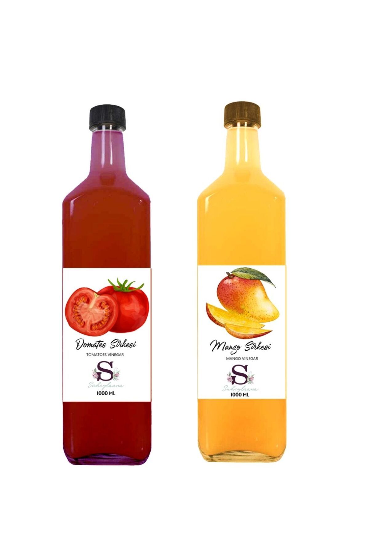 Süheylaana Doğal Domates Sirkesi 1000 Ml - Doğal Mango Sirkesi 1000 Ml