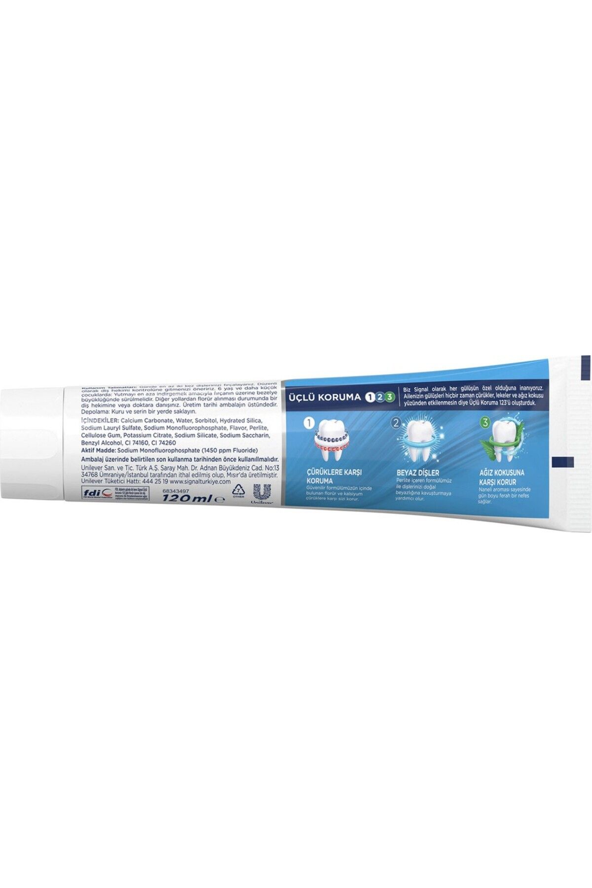 Signal-Signal Tooth Paste Triple Protection 120 ml - (3 Pcs) 6