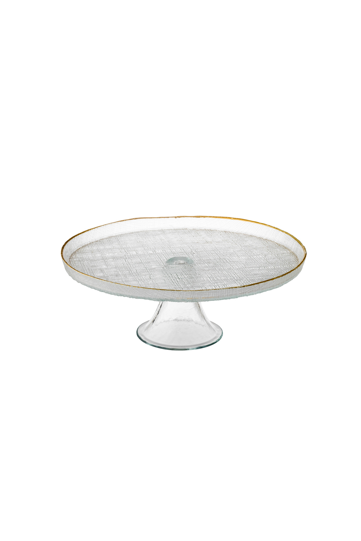 Elegant-A Glass Serving Dish With A Base For Nuts, Fruits, And All Other Servings Clear 27.5*9.5 Cm 1