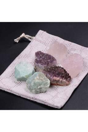 MYTAKIAĞACIMFH Ametist Taşı-aventurin Taşı-pembe Kuvars Taşı Işlenmemiş Ham K...